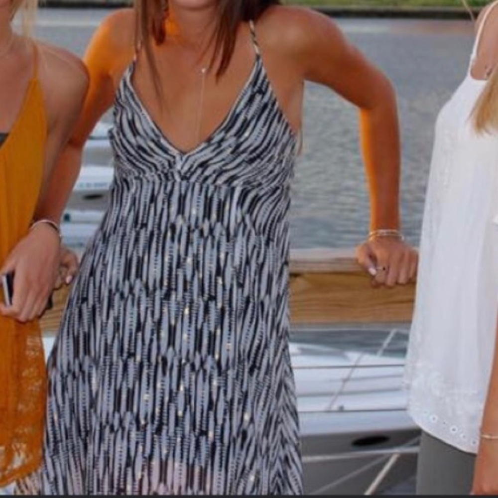 Multi Pattern Maxi Sundress - Picture 2 of 7